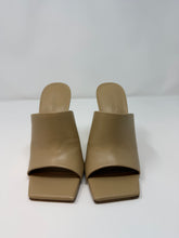 Cult Gaia Shoes, Beige Ira Swirl Heel Mule Sandals (size 35)