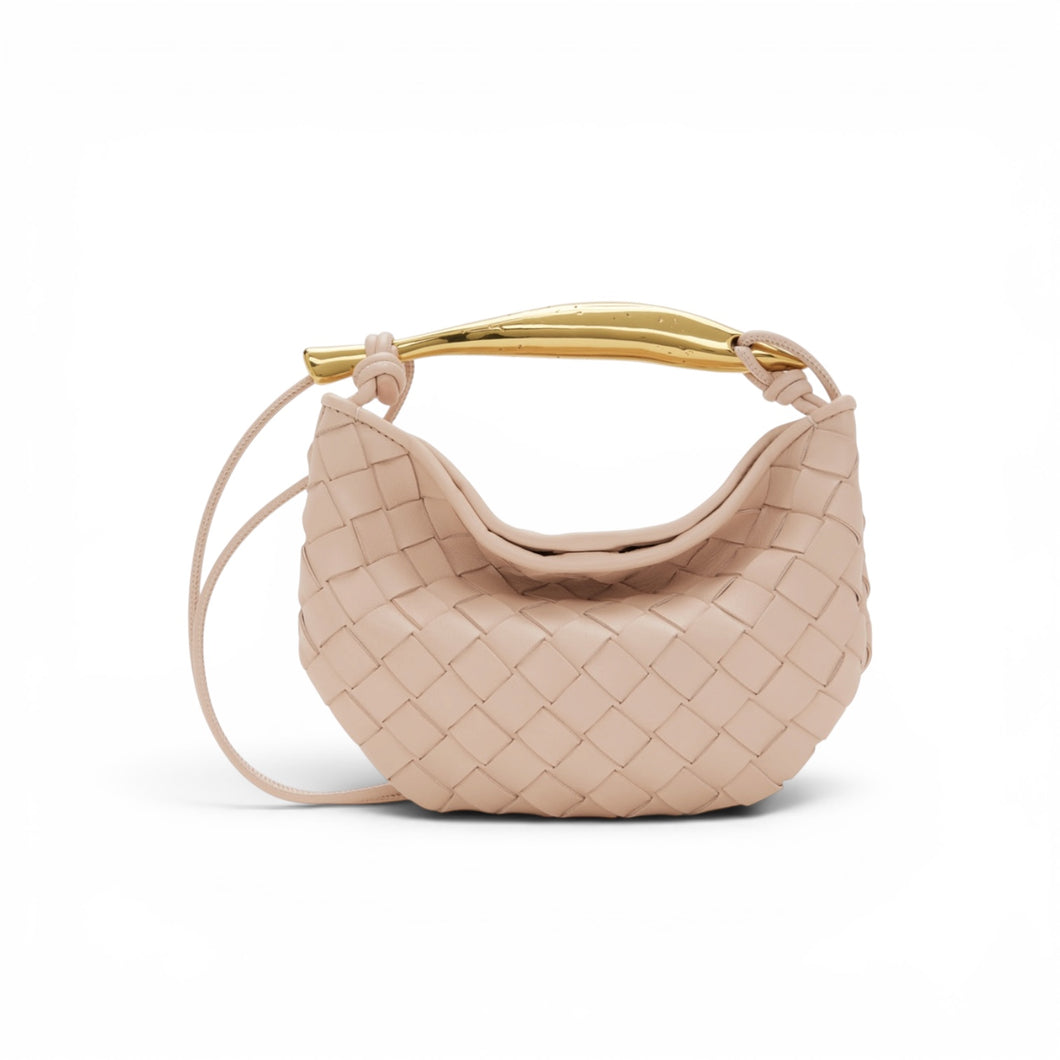 Bottega Veneta Bag, Blush Sardine Mini Leather Crossbody