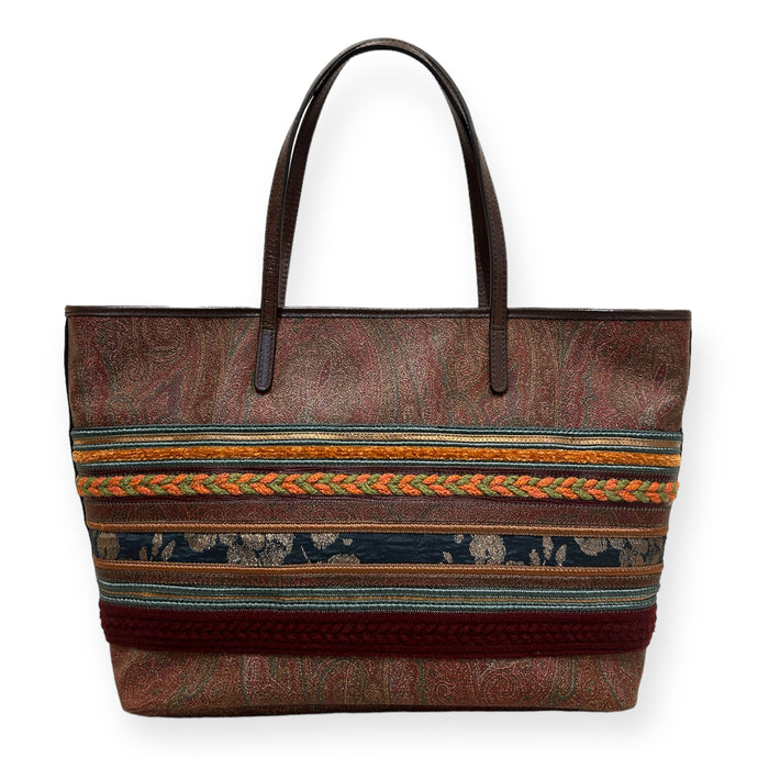 Etro Bag, Paisley Print Zip Shopper Tote