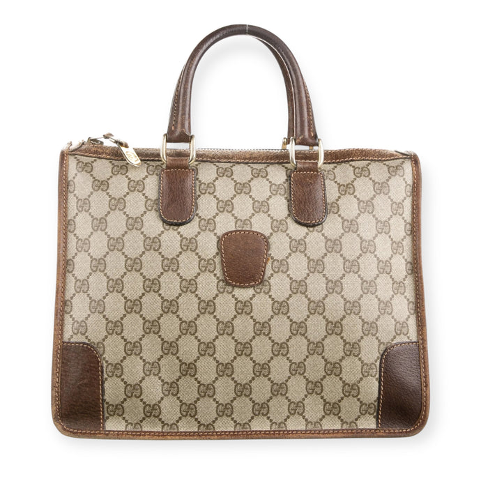 Gucci Bag, Monogram Canvas 1980’s Abbey Tote