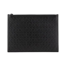 Saint Laurent Bag, Black Leather Logo Clutch