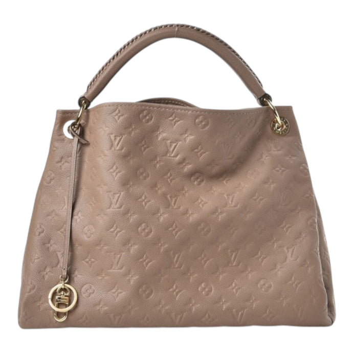 Louis Vuitton Bag, Taupe Empreinte Leather Artsy MM