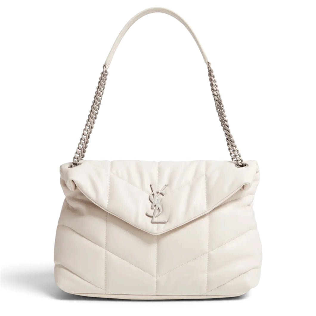 Saint Laurent Bag, Lou Lou Crema Soft Medium Shoulder Bag