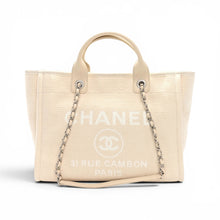 Chanel Bag, 2022 Cream Mixed Fibers Small Deauville Tote