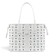 MCM Bag, White Leather Reversible Liz Medium Tote
