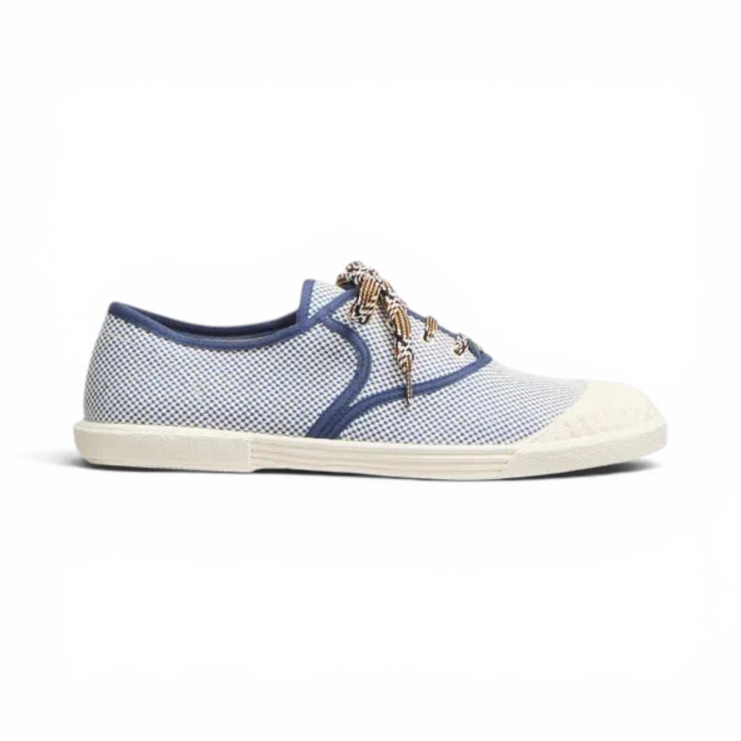 Valentino Shoes, Blue & White Canvas Sneakers (size 40)