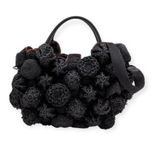 Jamin Puech Bag, Black Wicker Flower Shoulder Bag