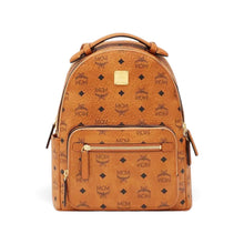 MCM Bag, Cognac Leather Stark Small Backpack