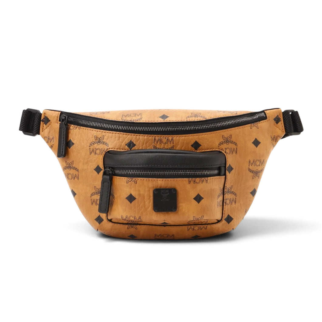 MCM Bag, Cognac Leather Fursten Small Belt Bag