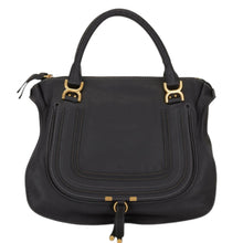 Chloe Bag, Black Leather Large Marcie Shoulder Bag