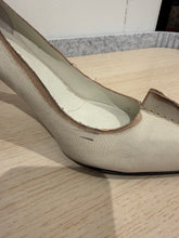 Prada Shoes, White Antiqued Leather 85mm Pumps (size 38)