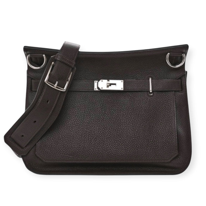 Hermès Bag, Graphite Taurillon Clemence Jypsiere 28
