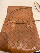 Bottega Veneta Bag, Brown Nappa Intrecciato Mini Crossbody