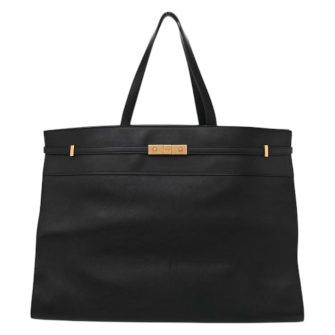 Saint Laurent Bag, Black Calfskin Large Manhattan Shopper Tote