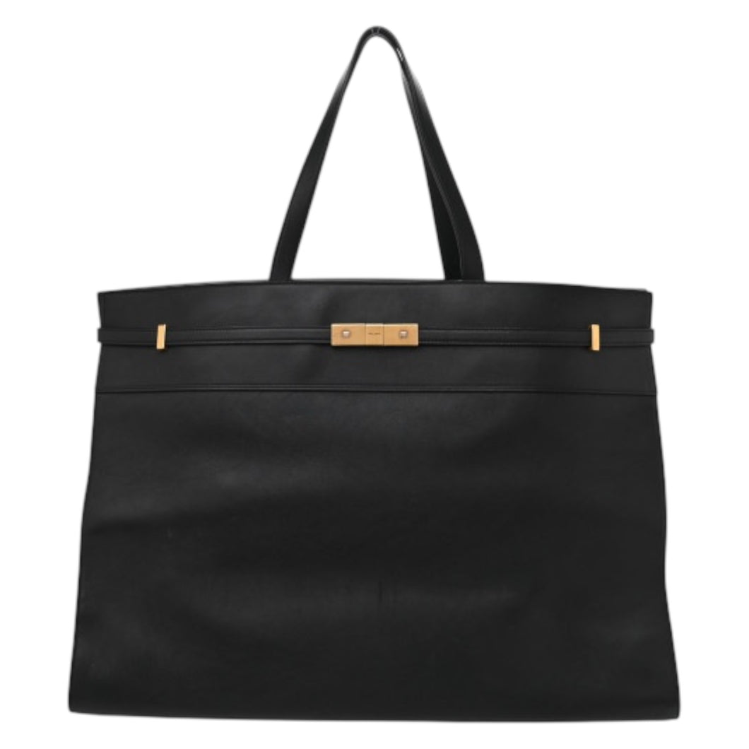 Saint Laurent Bag, Black Calfskin Large Manhattan Shopper Tote