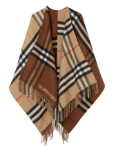 Burberry Check Wool-Cashmere Cape
