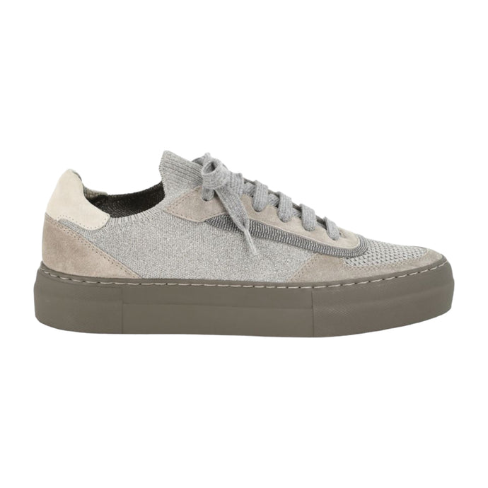 Brunello Cucinelli Shoes, Knit Suede Low-Top Sneakers (size 38)