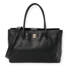 Chanel Bag, Black Calfskin Cerf Executive Shopper Tote