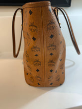 MCM Bag, Tan Visetos Monogram Coated Canvas Anya Tote