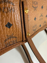 MCM Bag, Tan Visetos Monogram Coated Canvas Anya Tote