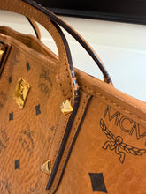 MCM Bag, Tan Visetos Monogram Coated Canvas Anya Tote