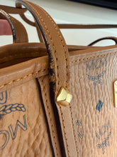 MCM Bag, Tan Visetos Monogram Coated Canvas Anya Tote
