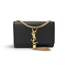 Saint Laurent Bag, Black Leather Small Kate Tassel Bag