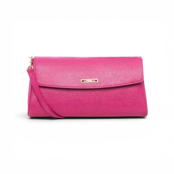 Fendi Bag, Fuchsia Pink Leather Crayons Small Crossbody
