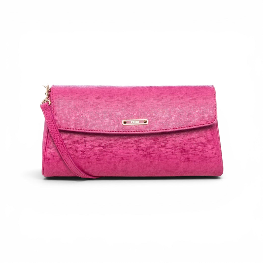Fendi Bag, Fuchsia Pink Leather Crayons Small Crossbody