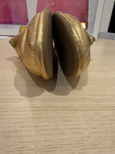Valentino Shoes, Gold Leather Roman Stud Mules (size 39)