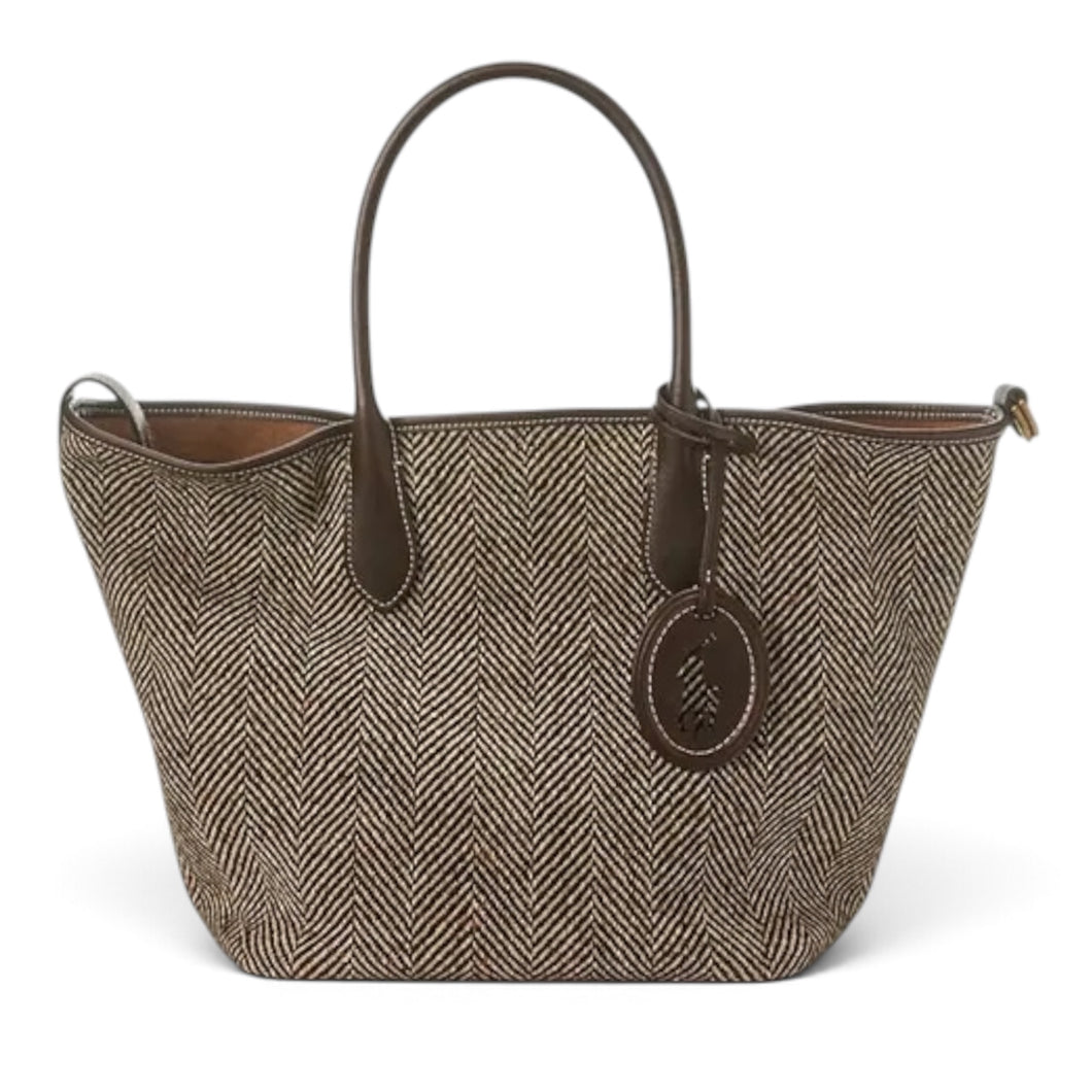 Polo Ralph Lauren Bag, Medium Bellport Herringbone Tote Bag