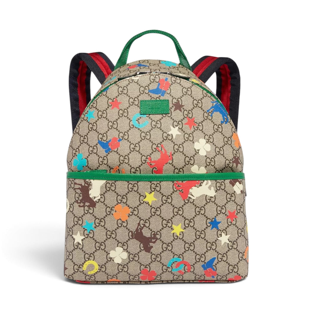 Gucci Bag, GG Supreme Ranch Backpack (Kids' Collection)