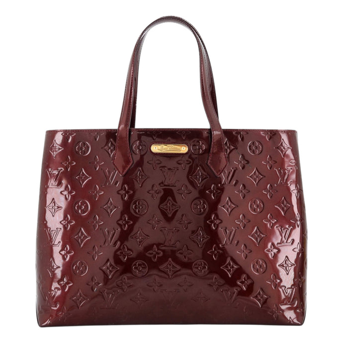 Louis Vuitton Bag, Rouge Fauvist Vernis Wilshire MM