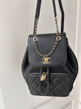 Chanel Bag, Black Caviar Small Business Affinity Backpack