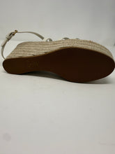 Christian Dior Shoes, White Leather D-Club Espadrille Wedges (size 41)