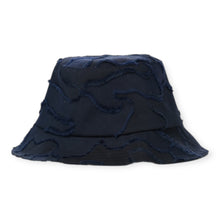 Christian Dior Navy Camouflage Logo Bucket Hat