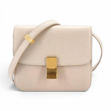 Celine Bag, Cream Box Calfskin Medium Classic Box Bag