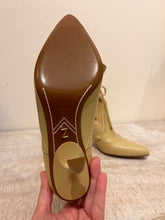 Zimmermann Shoes, Beige Tie-detailed Leather Ankle Boots (size 37)