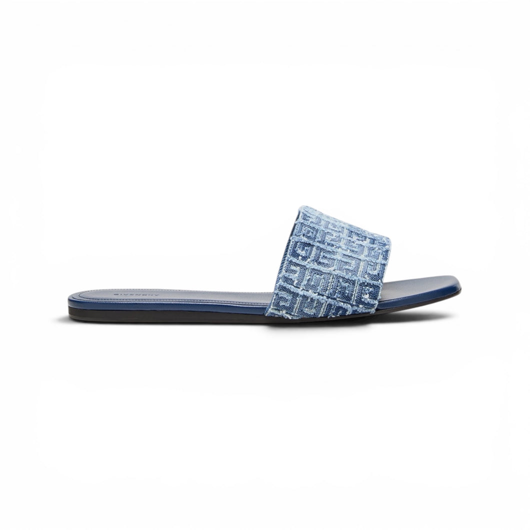Givenchy Shoes, Denim 4G Slide Sandals (size 36)