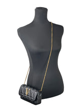 Versace Bag, Black Virtus Quilted Leather Mini Bag