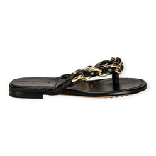 Bottega Veneta Shoes, Black Dot Chain Sandals (size 39)