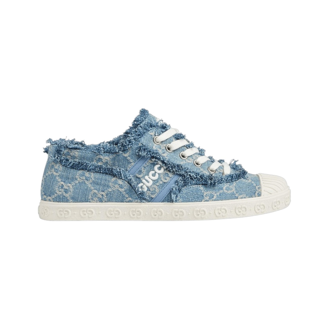 Gucci Shoes, Denim Laced Sneakers (size 6.5)