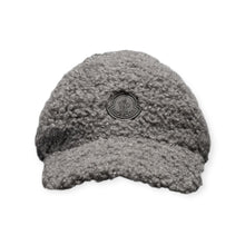 Moncler Grey Faux Fur Baseball Hat