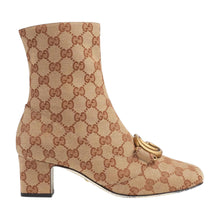 Gucci Shoes, Monogram Malaga GG Victoire 55mm Ankle Boots (size 37)