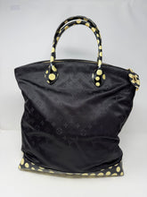 Louis Vuitton Bag, Black Monogram Nylon Yayoi Kusama Lock It Tote