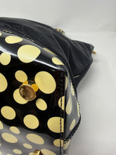 Louis Vuitton Bag, Black Monogram Nylon Yayoi Kusama Lock It Tote