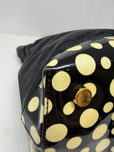 Louis Vuitton Bag, Black Monogram Nylon Yayoi Kusama Lock It Tote