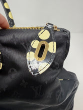 Louis Vuitton Bag, Black Monogram Nylon Yayoi Kusama Lock It Tote