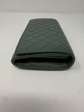 Bottega Veneta Aloe Leather Intrecciato Continental Wallet