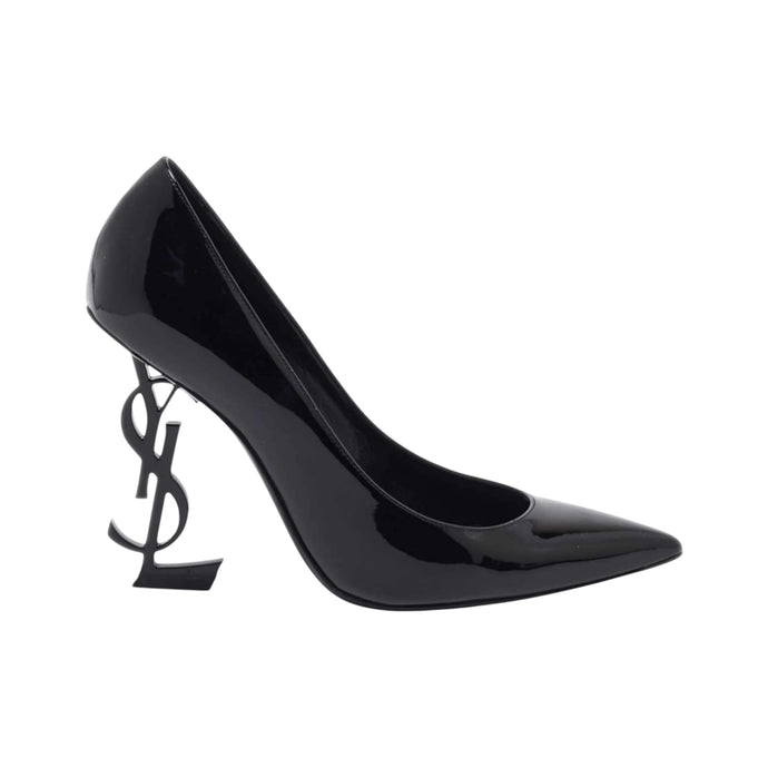 Saint Laurent Shoes, Black Patent Leather Opyum Pumps (size 38.5)
